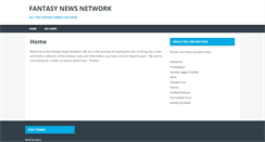 Desktop Screenshot of fantasynewsnetwork.com